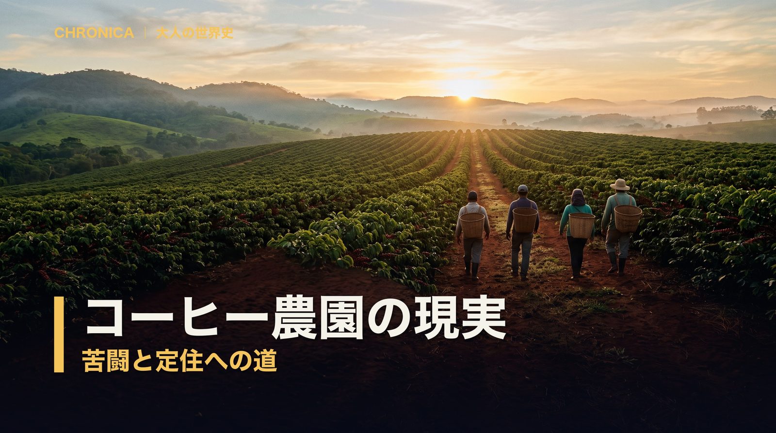 コーヒー農園の現実 ― 苦闘と定住への道